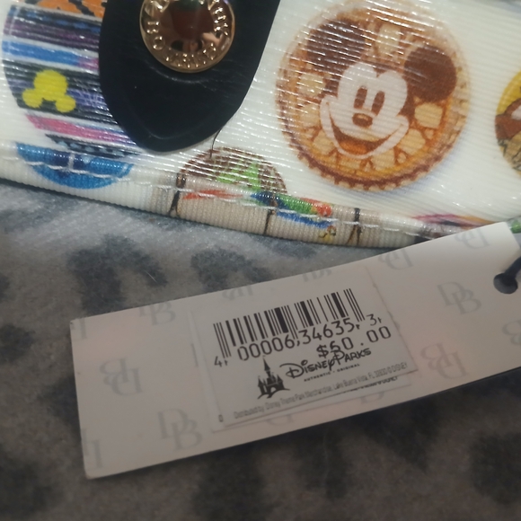 Disney Women's Bag - White and Black with Multicolor Accents - Picture 2 of 3